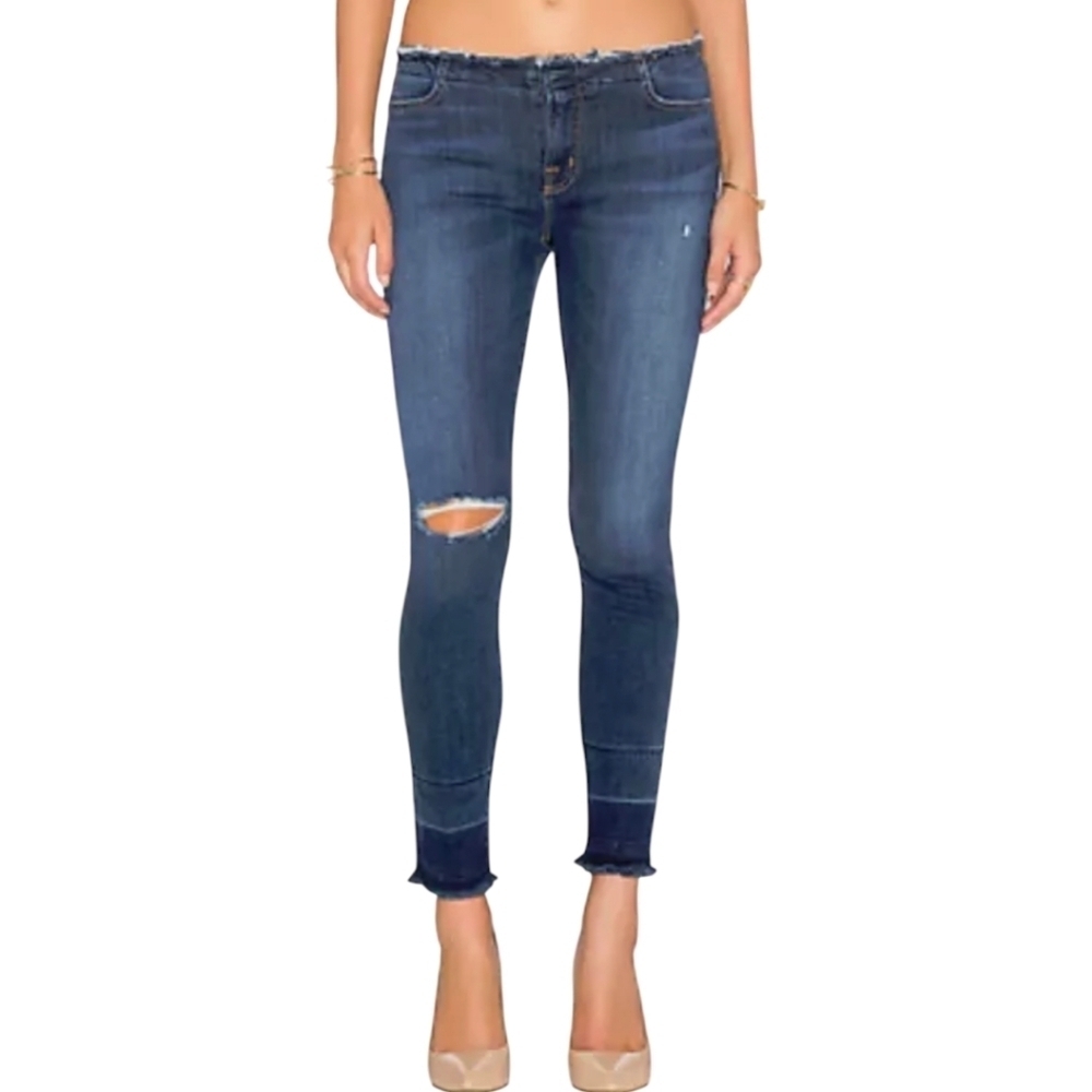J Brand 835 Mid-Rise 90's Boho Capri Jeans Stigma Size 28